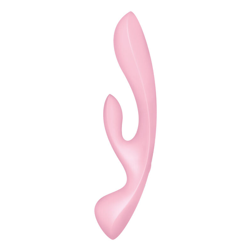 Satisfyer Triple Oh Rabbitvibrator Lyserød