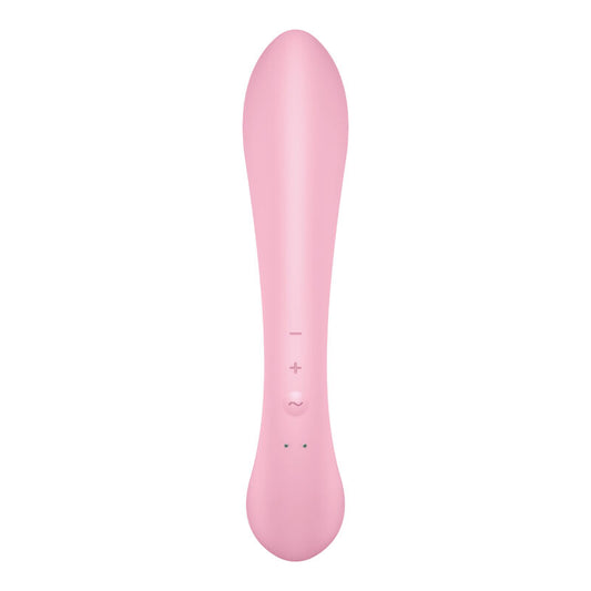 Satisfyer Triple Oh Rabbitvibrator Lyserød
