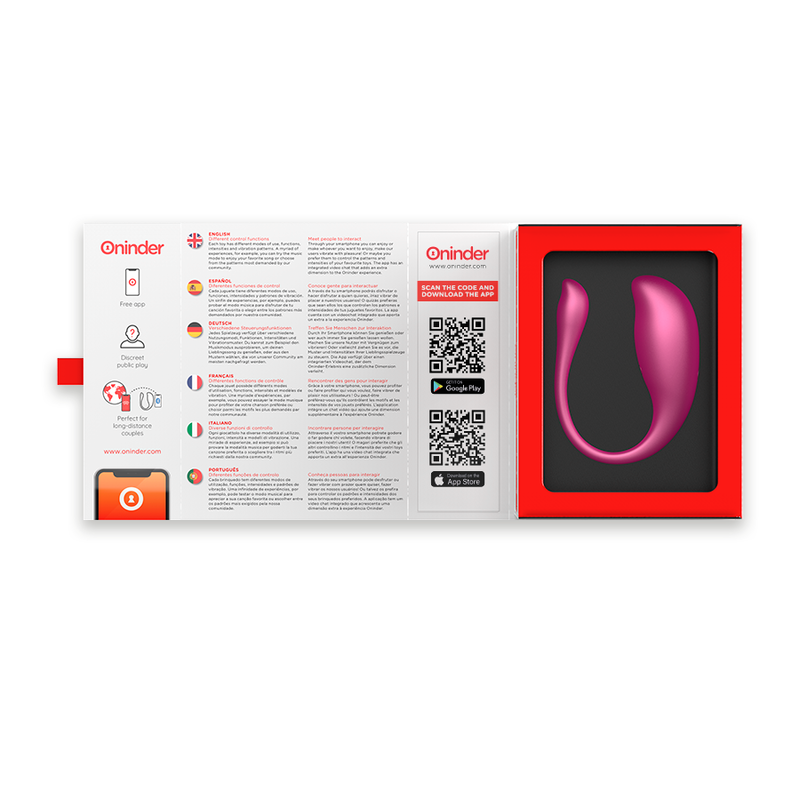 Oninder Nairobi Vibrating Egg Pink - Free App
