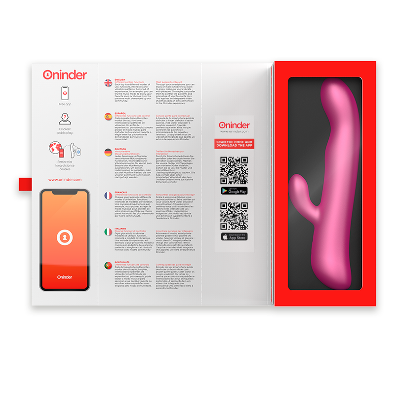 Oninder Oslo Vibration & Rotation Pink - Free App