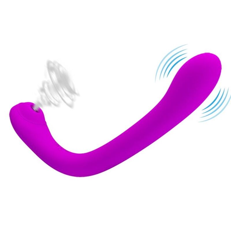 Pretty Love Alex Vibrator And Clitoris Sucker Lilac