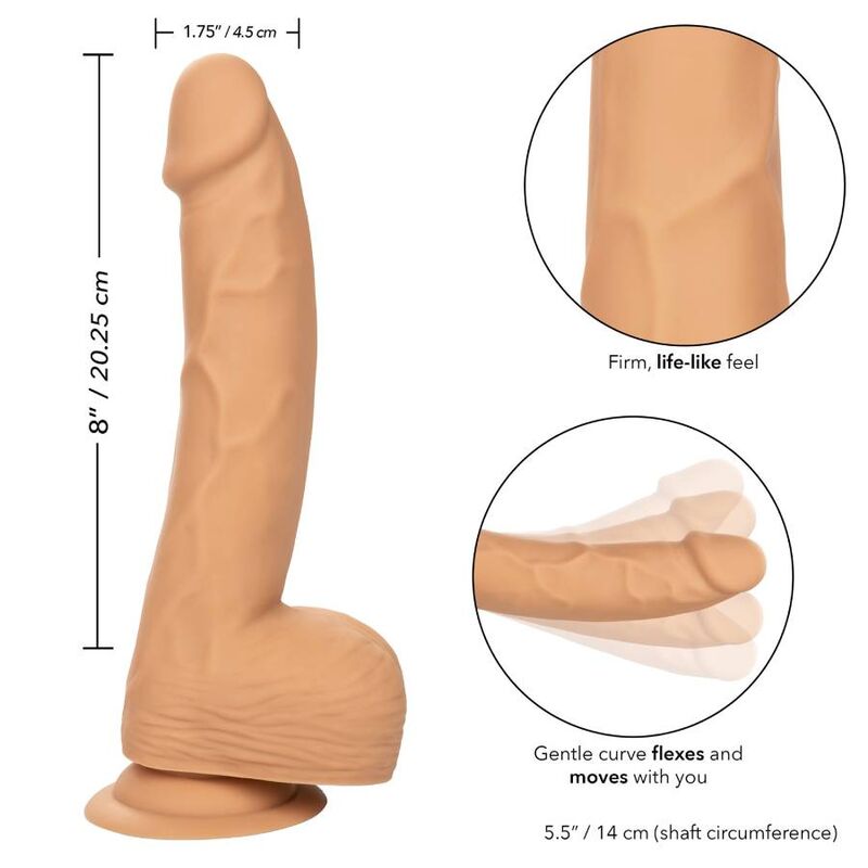 Calexotics Silicone Studs 20.32 Cm Skin