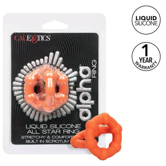 Calexotics Alpha All Star Ring Orange