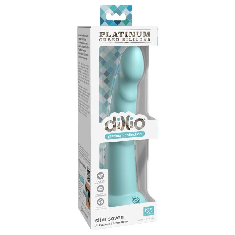 Pipedream Dillio Platinum Slim Seven