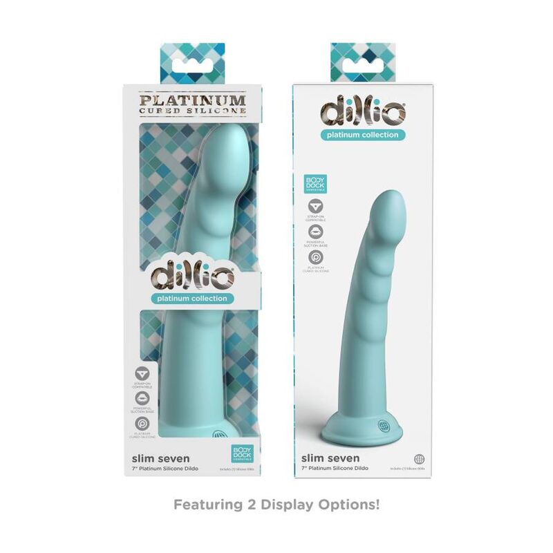 Pipedream Dillio Platinum Slim Seven