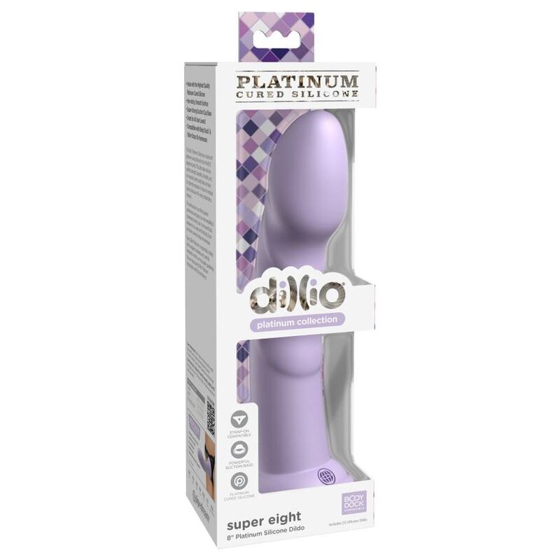 Pipedream Dillio Platinum Super Eight