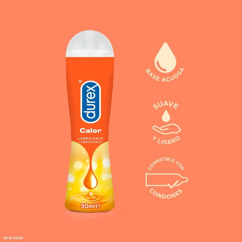Durex Lubes Durex - Durex Play Heat Effect Lubricant 50 Ml