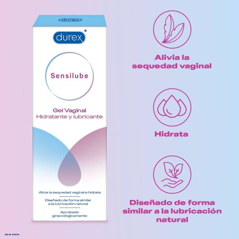 Durex Lubes Durex - Sensilube Gel Moisturizing Lube 40 Ml