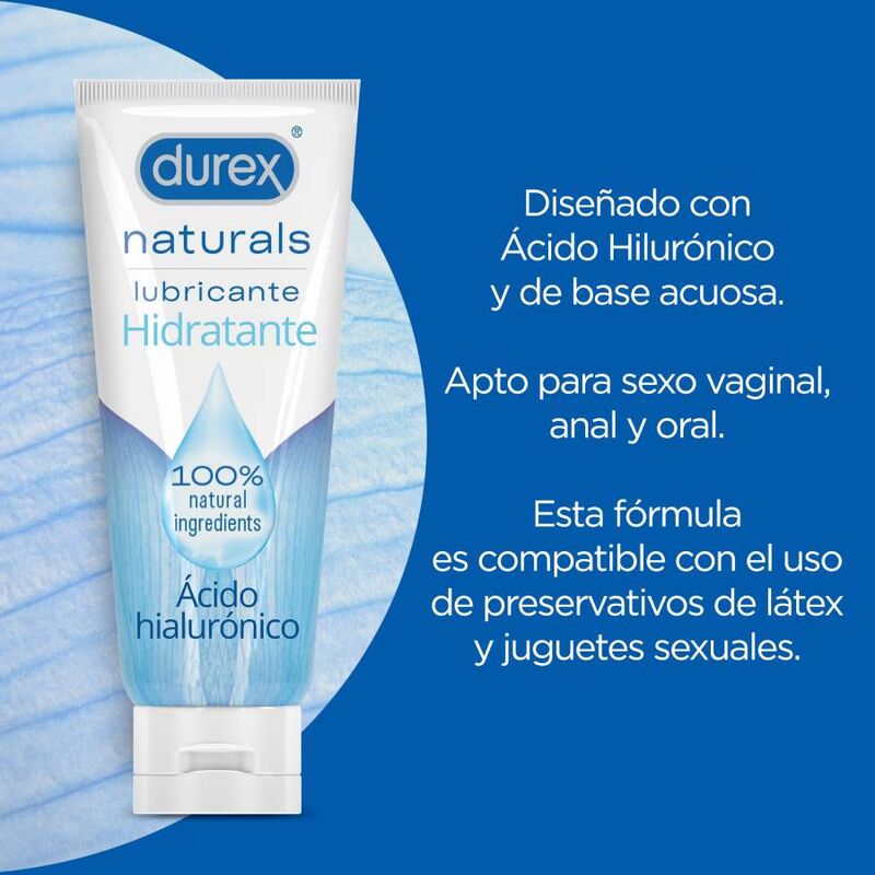 Durex Lubes Durex - Naturals Moisturizing Lube 100 Ml