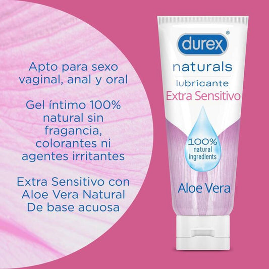 Durex Lubes Durex - Naturals Extra Sensitive Lubricant 100 Ml