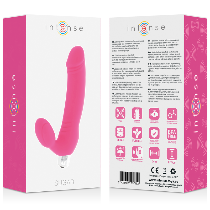 Intense Fun Intense - Sugar Seven Speeds Silicone Fushsia