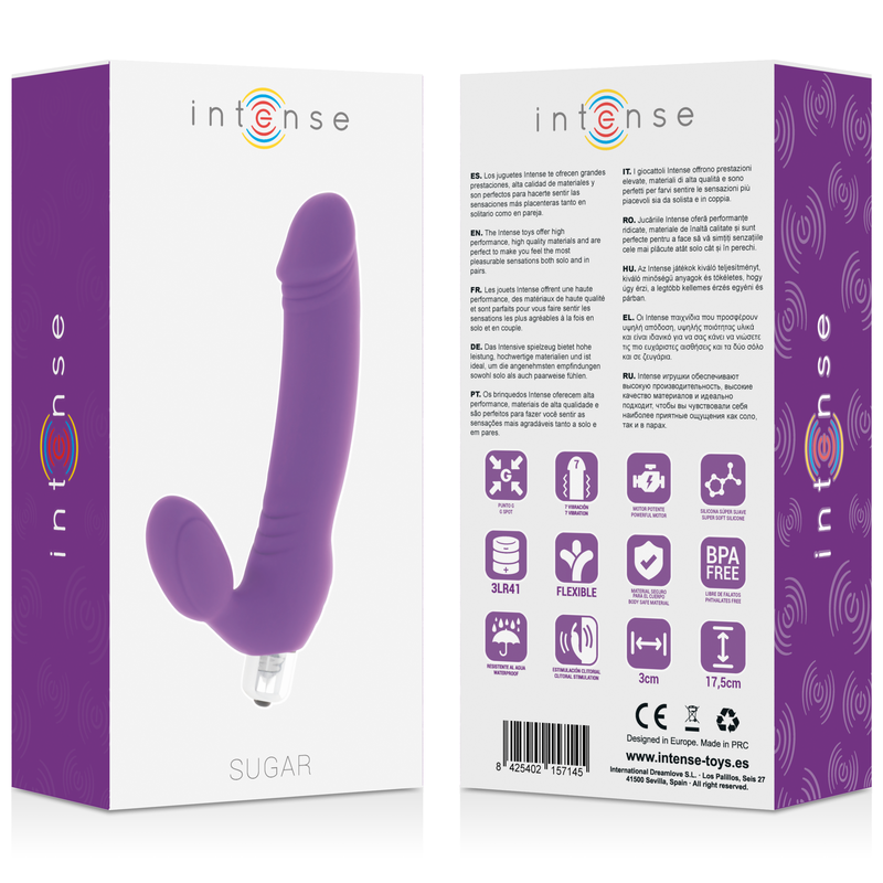 Intense Fun Intense - Sugar Seven Speeds Silicone Lilac