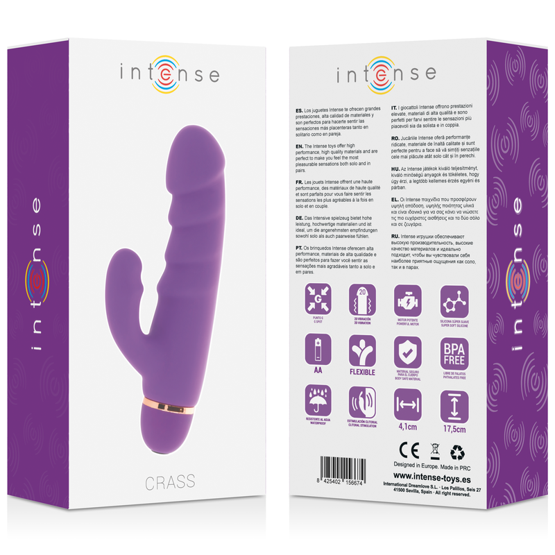 Intense Fun Intense - Crass 20 Speeds Silicone Lilac
