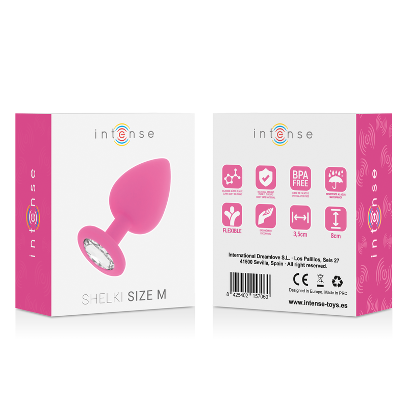 Intense Anal Toys Intense - Shelki M Anal Plug Fuchsia
