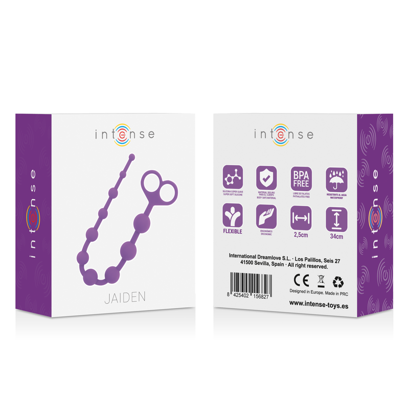 Intense Anal Toys Intense - Jaiden Anal Beads Lilac