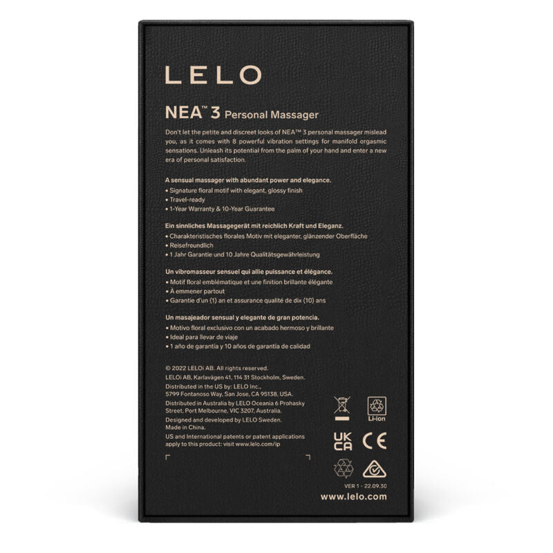 Lelo Nea 3 Masajeador Personal - Azul