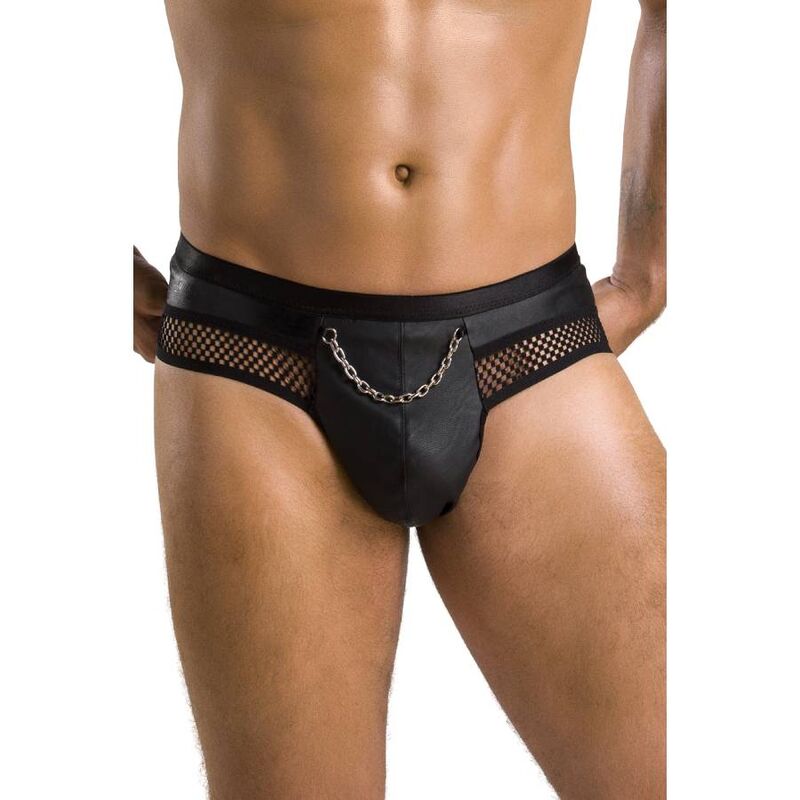 Passion Men Passion - 030 Slip Abierto Tom Negro L/Xl