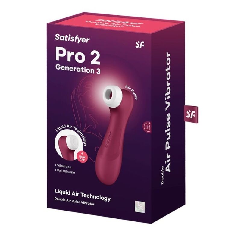 Satisfyer Pro 2 Generation 3 Vibrator Red