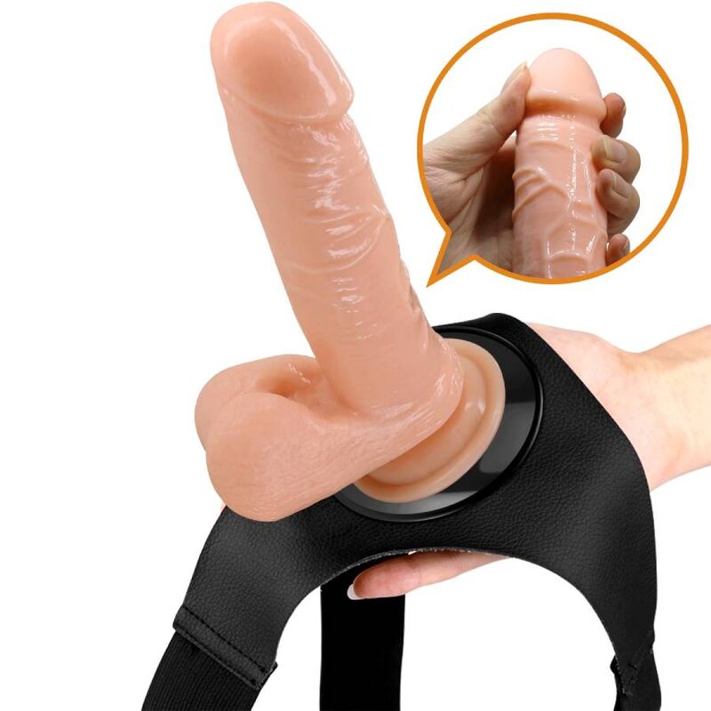 Pretty Love Harness Briefs Universal Harness With Dildo Tom 20 Cm Natural