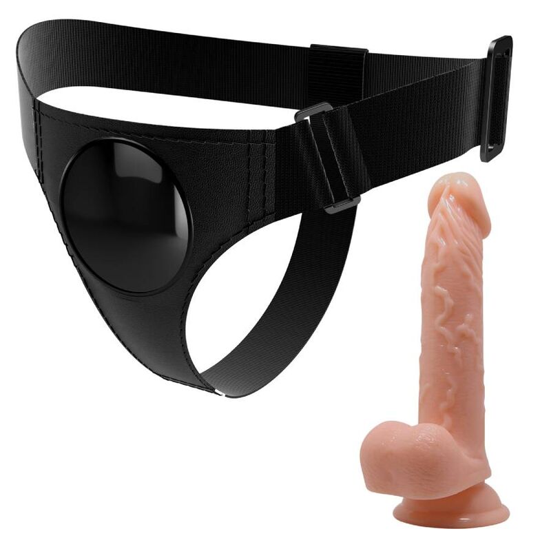 Pretty Love Harness Briefs Universal Harness With Dildo Kevin 19 Cm Natural