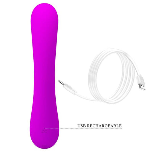 Pretty Love Sincere Vibrator And Clitoris Sucker Purple Silicone