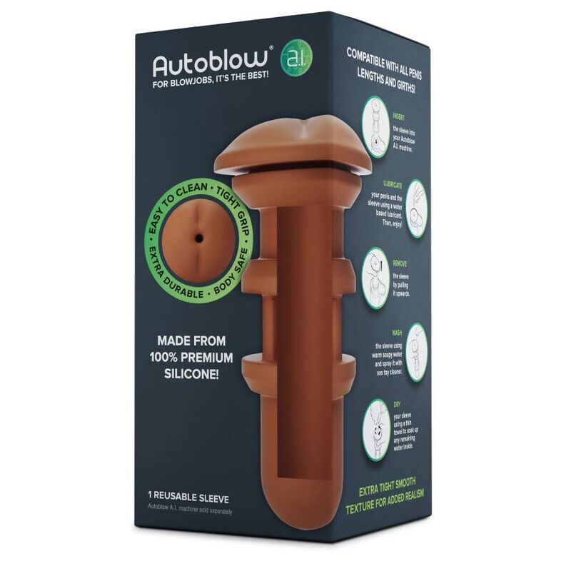 Autoblow Ai Anus Sleeve Brown
