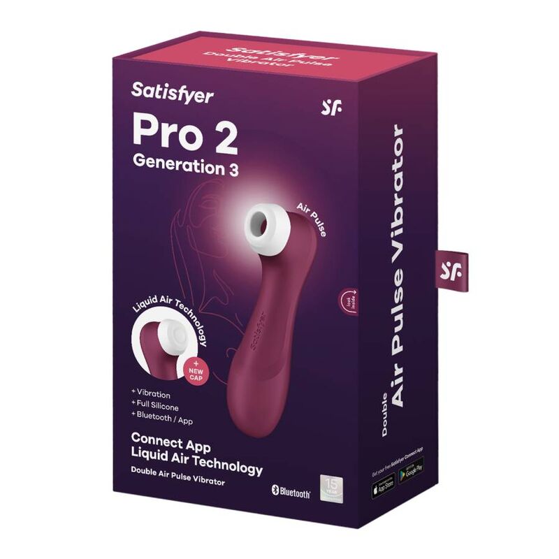 Satisfyer Pro 2 Generation 3 Vibrator Red