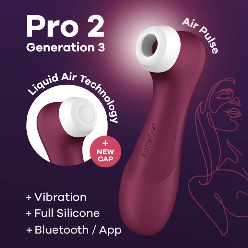 Satisfyer Pro 2 Generation 3 Vibrator Red