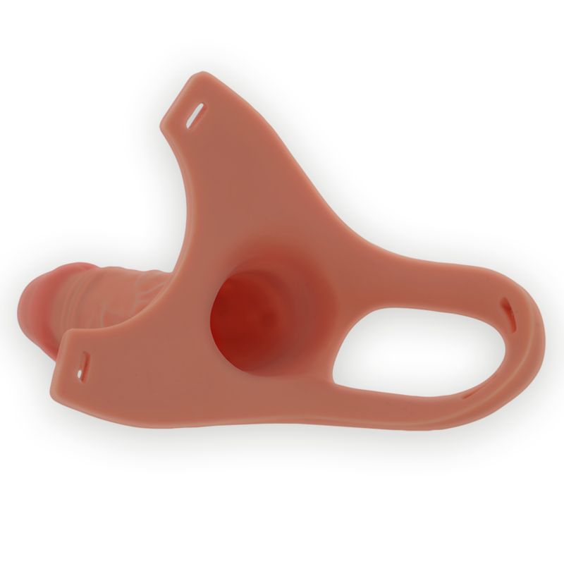Intense Couples Toys Intense - Hollow Harness With Silicone Dildo 16 X 3.5 Cm