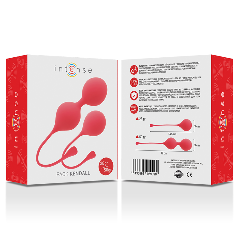 Intense Health & Fun Intense - Kegel Balls Pack Kendall Red