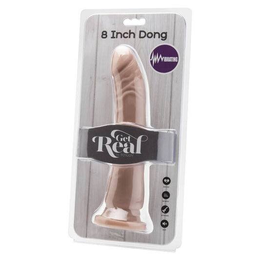 Get Real Dong 20,5 Cm Vibrating Skin