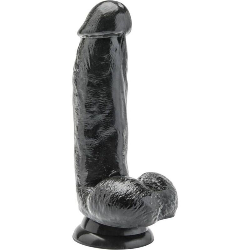 Get Real Dildo 12 Cm With Balls Black