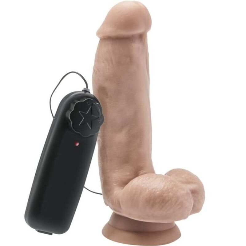 Get Real Dildo 12 Cm With Balls Vibrator Skin