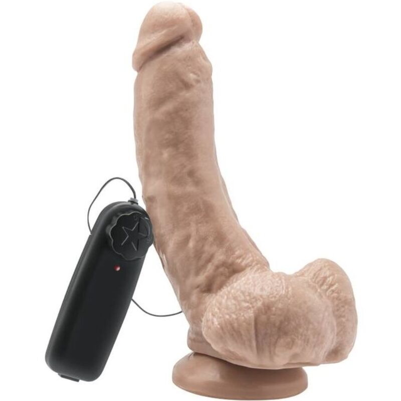 Get Real Dildo 20,5 Cm With Balls Vibrator Skin