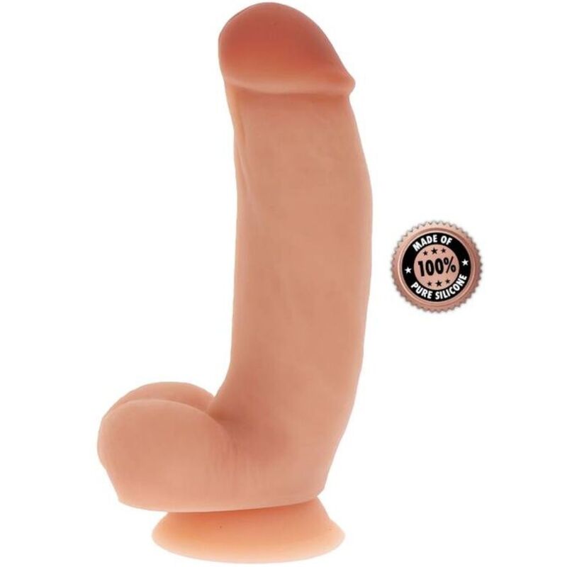 Get Real Silicone Dildo 18 Cm W Balls Skin