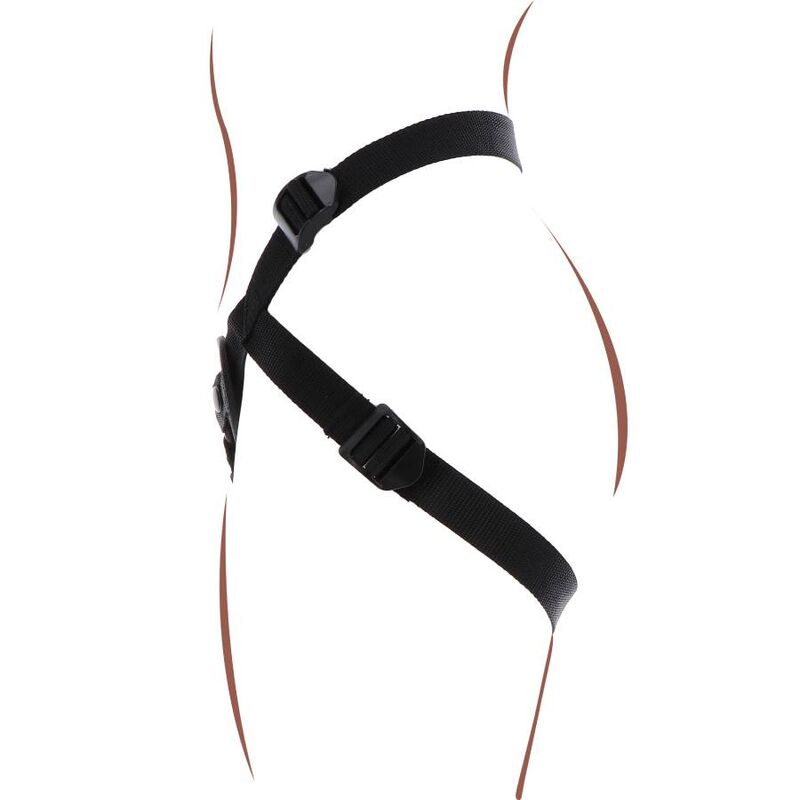 Get Real Strap-On Lace Harness Purple