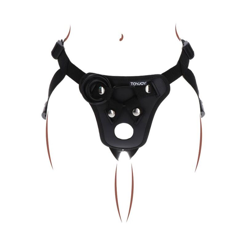 Get Real Strap-On Pleasure Harness Black
