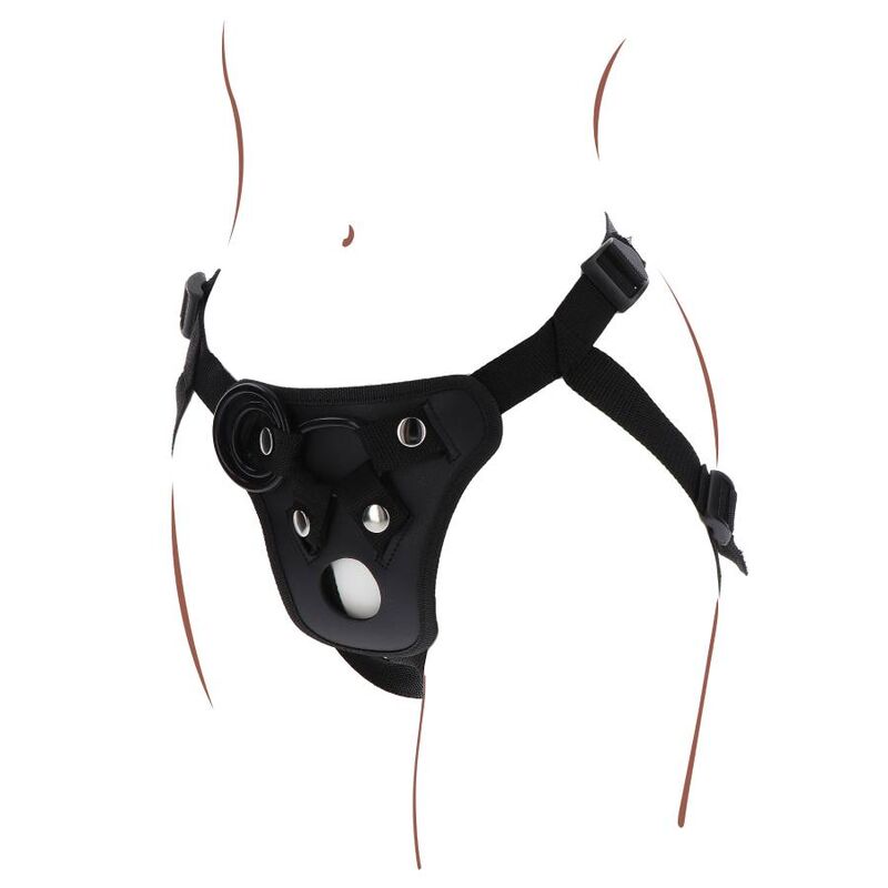 Get Real Strap-On Pleasure Harness Black