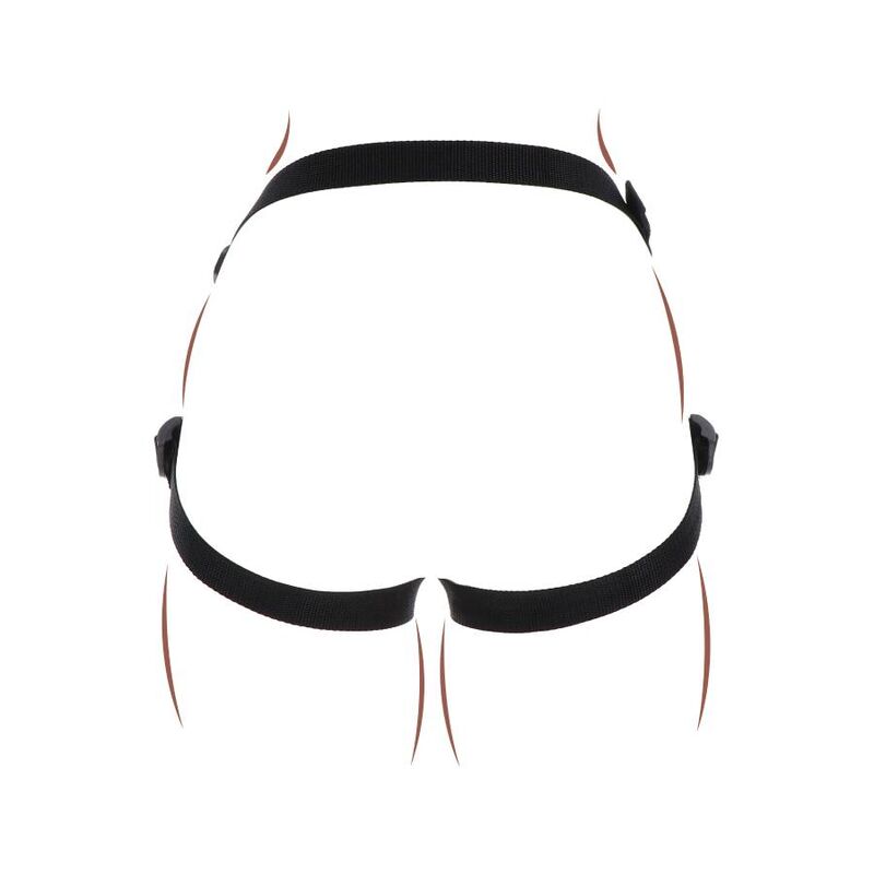 Get Real Strap-On Pleasure Harness Black