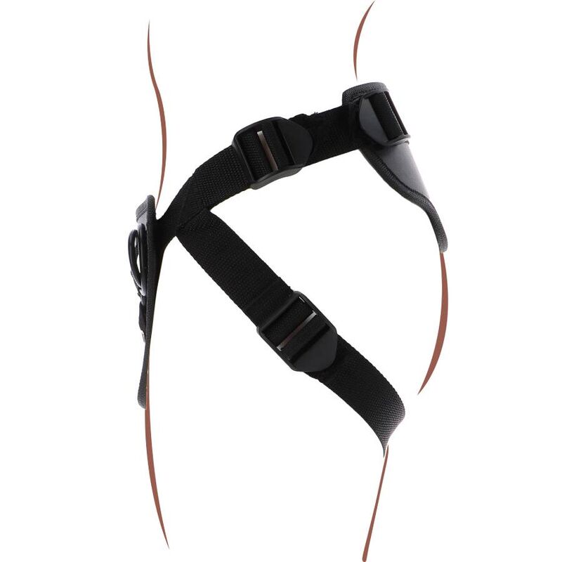 Get Real Strap-On Deluxe Harness Black