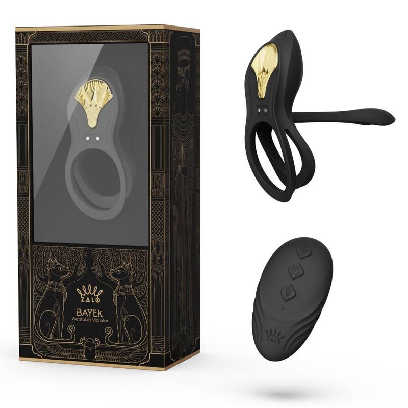 Zalo Bayek Vibrating Couples Ring Black