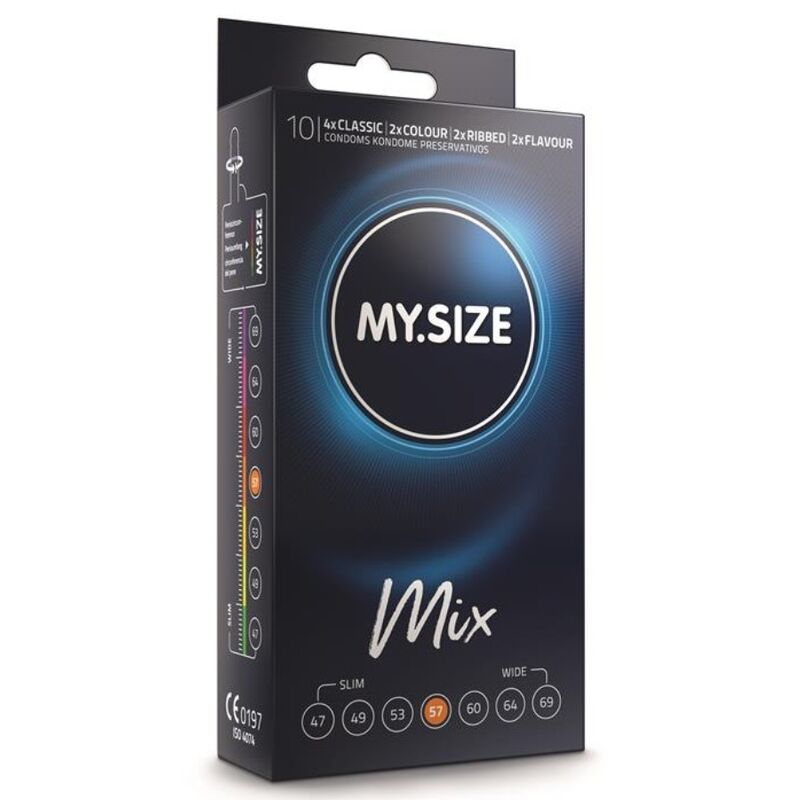 My Size Mix My Size - Mix Condoms 57 Mm 10 Units
