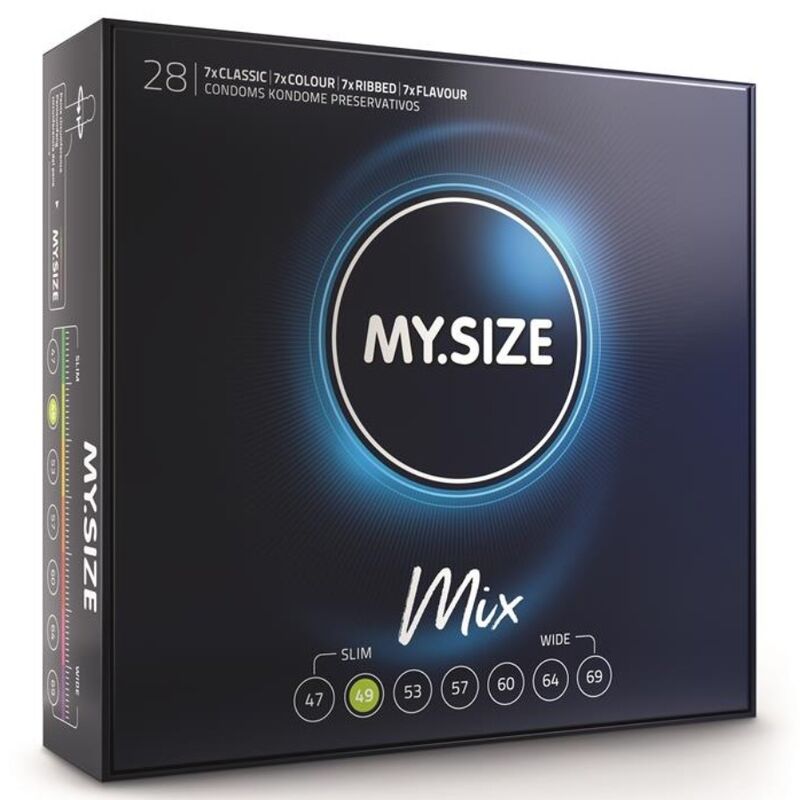 My Size Mix My Size - Mix Condoms 49 Mm 28 Units