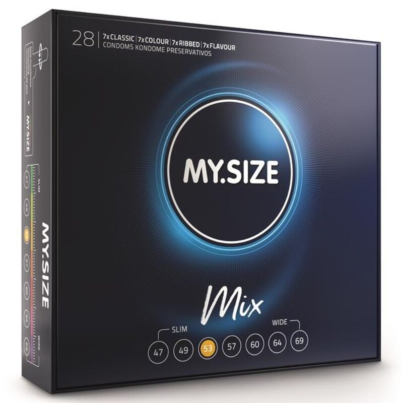 My Size Mix My Size - Mix Condoms 53 Mm 28 Units