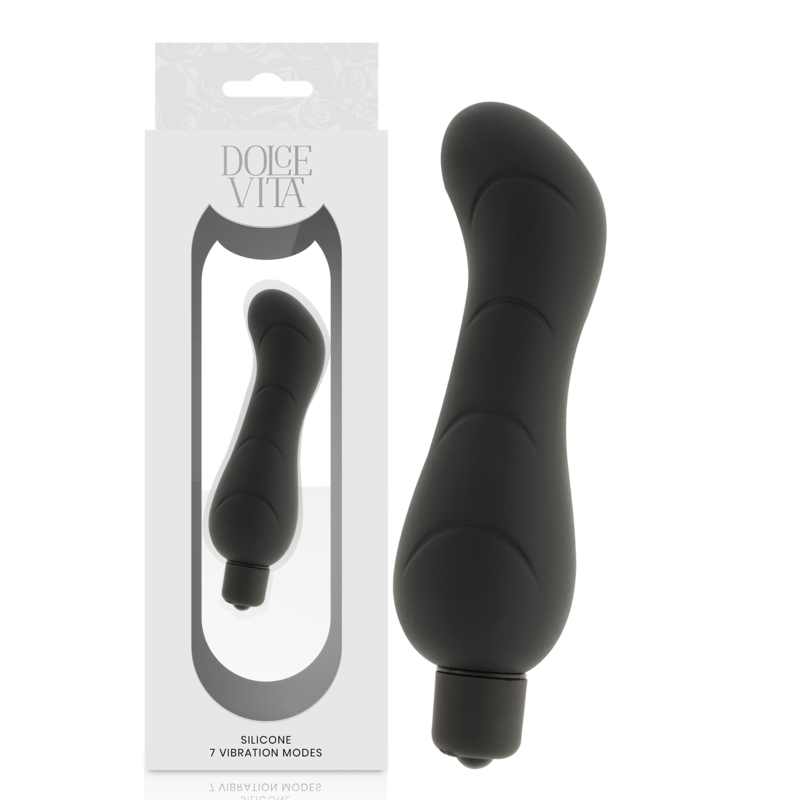 Dolce Vita G-Spot Black Silicone