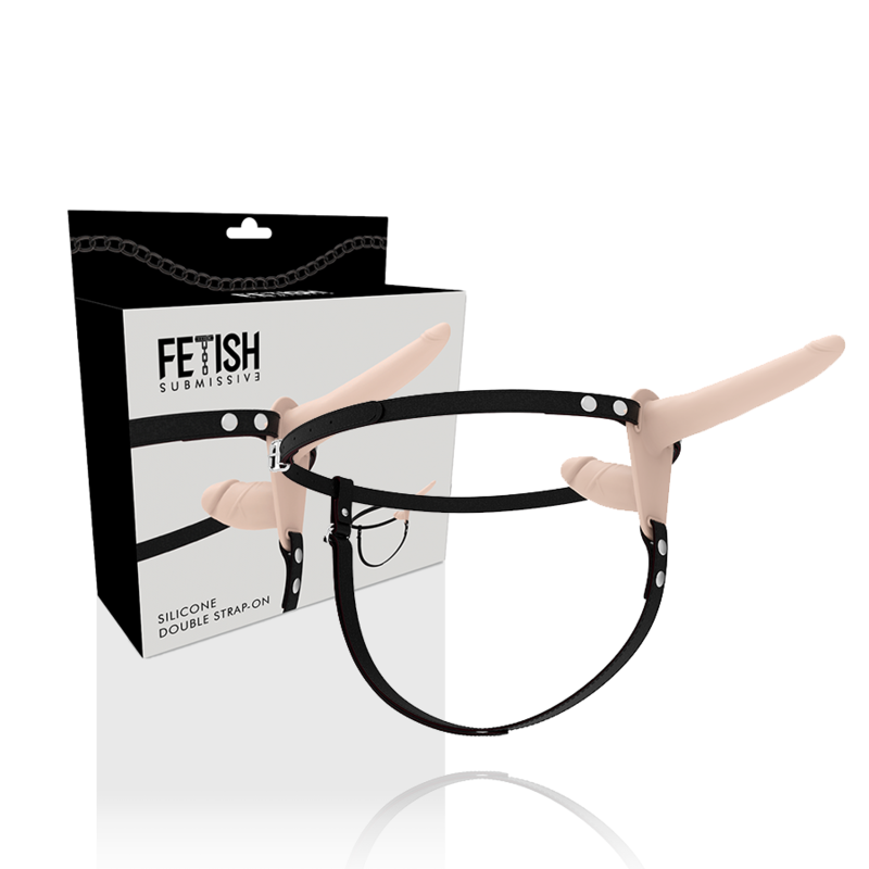 Fetish Submissive Harness Double Penetration Flesh