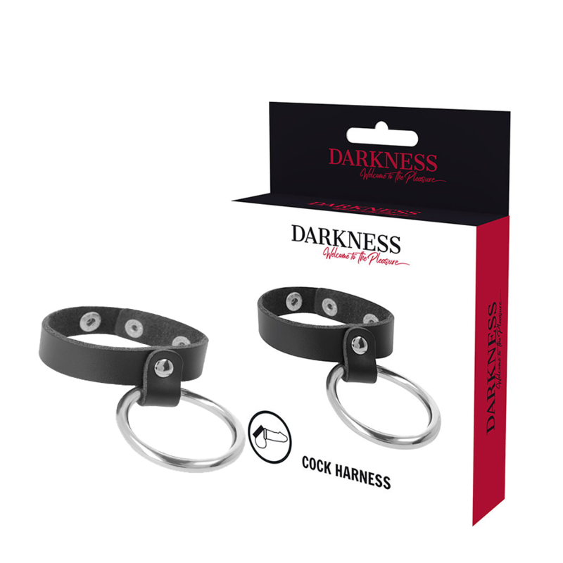 Darkness Bondage Darkness - Metal Ring For The Penis And Testicles