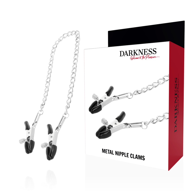 Darkness Sensations Darkness - Adjustable Nipple Clamps Metal