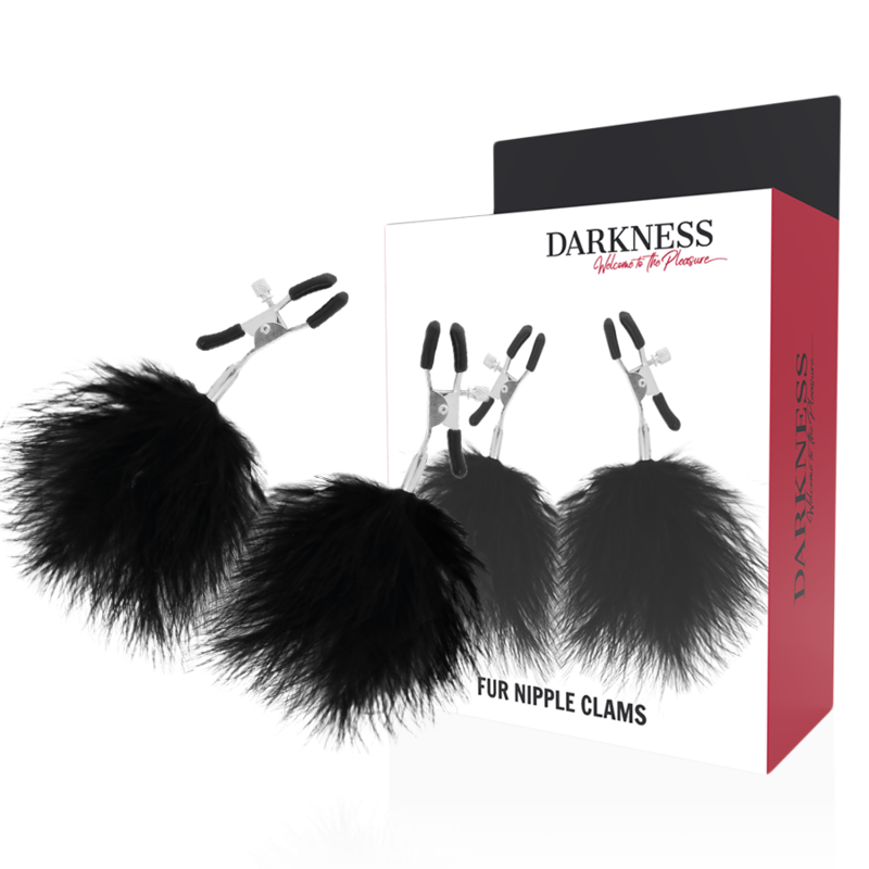 Darkness Sensations Darkness - Pom-Pom Nipple Clamps 2