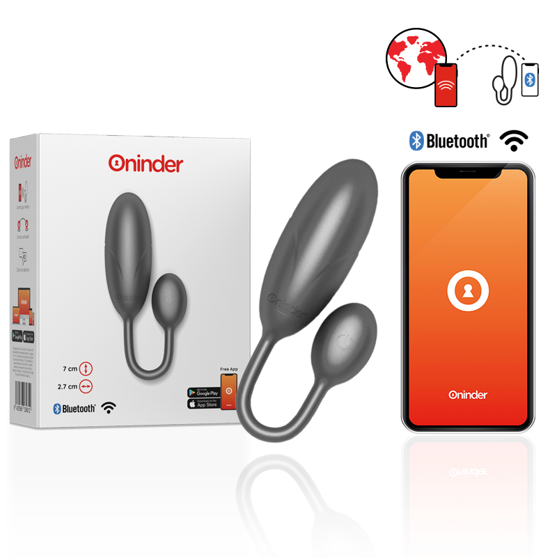 Oninder Denver Vibrating Egg Pink 7 X 2.7 Cm Free App